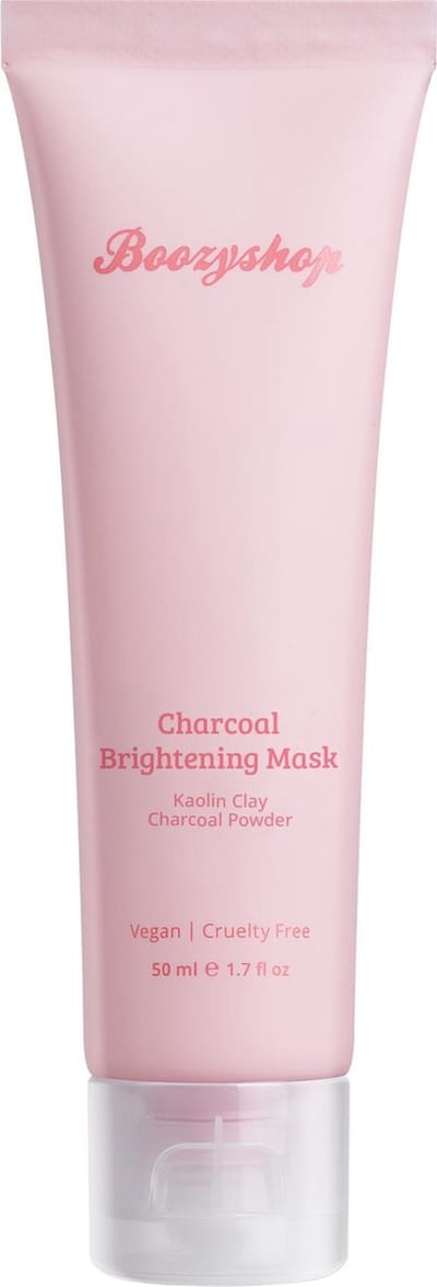 Boozyshop ® Charcoal masker - Reinigend gezichtsmasker - Verwijdert onzuiverheden - Reinigt en verkleint poriën - Gezichtsverzorging - Brightening Mask - Vegan - 50 ml