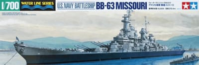 Tamiya Modelbouwpakket Schepen - 31613 U.S. Navy Battleship BB-63 Missouri Plastic - 1:700 - Modelbouw