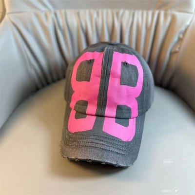 Lente en Herfst Hoeden Graffiti Print Baseballpet Letters Casual Mode Zonneklep Baseballpet one size fits all pink