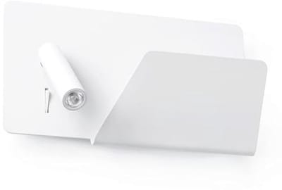 Wandlamp met USB-aansluiting en boekenplank - Compacte design verlichting