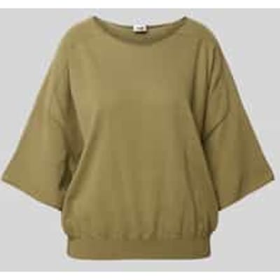 Gebreide pullover met 1/2-mouwen, model 'DILARY'