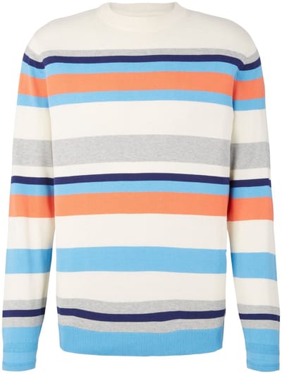 Tom Tailor - Pull - Maat XXL - Mannen - 31608 sky blue - katoen
