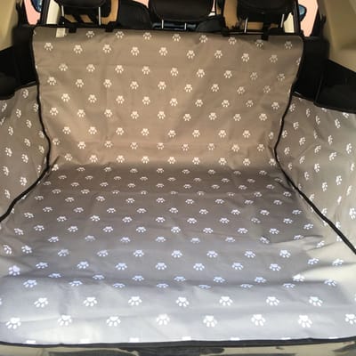 Waterdichte XXL Hondendeken voor auto - Autodeken voor je hond - Hondendeken voor je auto kofferbak - Pootjespatroon