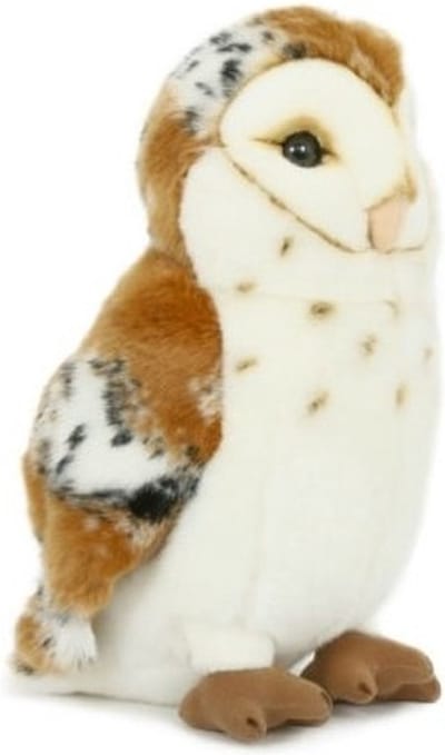 Semo Pluche Knuffel kerkuil - knuffel kerkuil - pluche stof - 30 cm - vogel knuffels