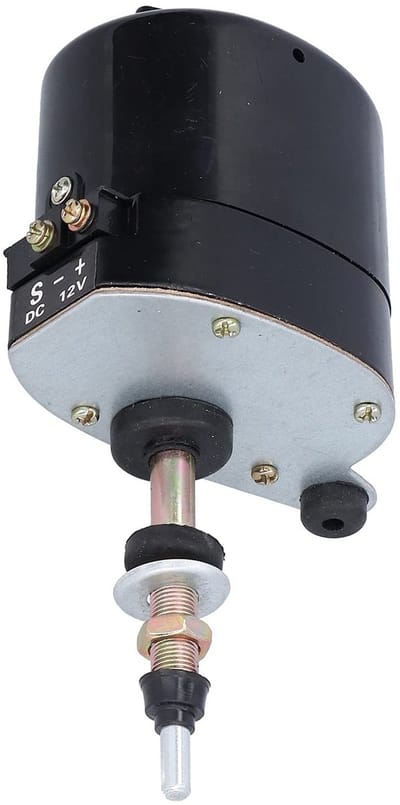 Dailygoods- Wischermotor DC12V - Metalen Ruitenwissermotor - 105° Wisveld - Universele Accessoire voor Tractoren - Vervanging Voorruitmotor - Efficiënte Reiniging