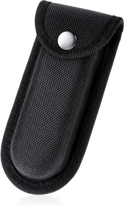 Draagbare 5 Inch Nylon Pocket Knife Houder met Drukknop en Riemlus voor Buitenactiviteiten en Dagelijks Gebruik