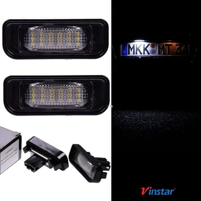 E-Keurmerk LED Kentekenverlichting voor Mercedes Benz Classe S W220 (1995-2005)