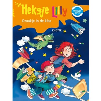 Heksje Lilly Omkeerboek Rare Ridder/Draakje In De Klas - Heksje Lilly - KNISTER