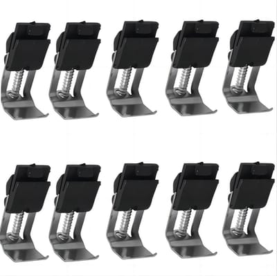 10 Stuks Onderbouw Spoelbak Clips voor Keuken en Badkamer - Verstelbare Montagebeugels
