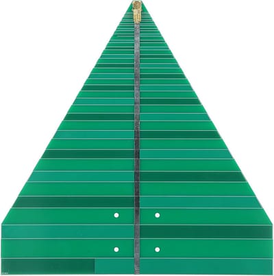 Log Periodieke Antenne - Breedband UWB WiFi - Signaal Ontvangst - 600-6000 MHz Bereik - 6-7 dB Versterking - Groen