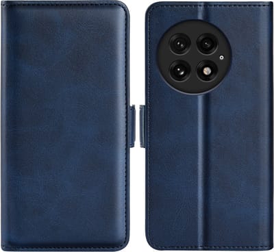 MobyDefend Hoesje - Geschikt voor OnePlus 13 - Luxe Wallet Book Case (Sluiting Zijkant) - Blauw