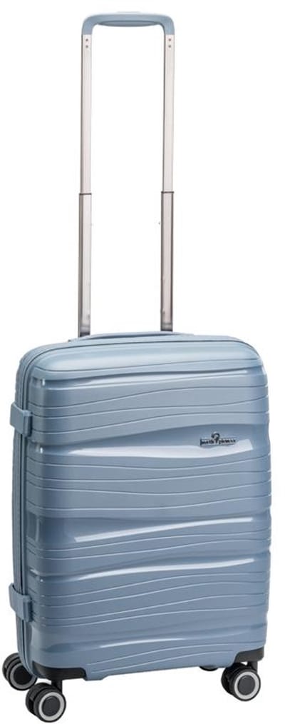 North Pioneer OSL Handbagage koffer 55 x 35 x 22/26 cm - Licht/Blauw