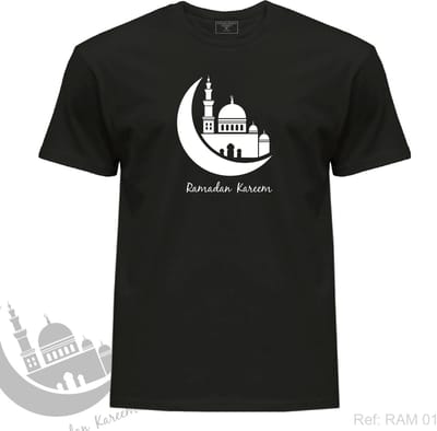 Happy Ramadan Kareem - T Shirt - Ramadan - Gift - Cadeau - RamadanMubarak - RamadanKareem - Vasten - Suhoor - Iftar - Moslim - Islam