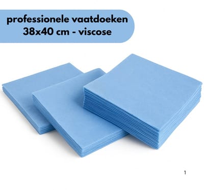 KURTT - Viscose Vaatdoek Set 50 Stuks - Sterk Absorberende sopdoeken- Vaatdoeken Wasbaar - 38 x 40 cm