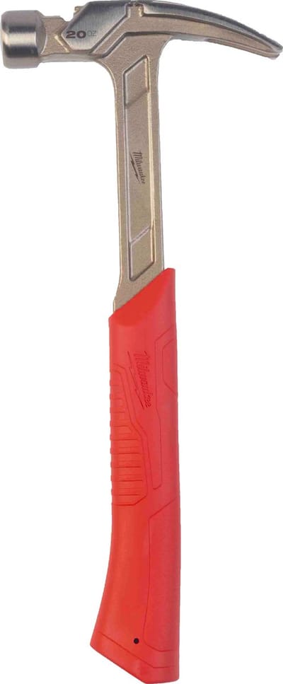 Milwaukee 4932478654 Klauwhamer Shockshield recht Steel RIP Claw Hammer 20oz / 570g