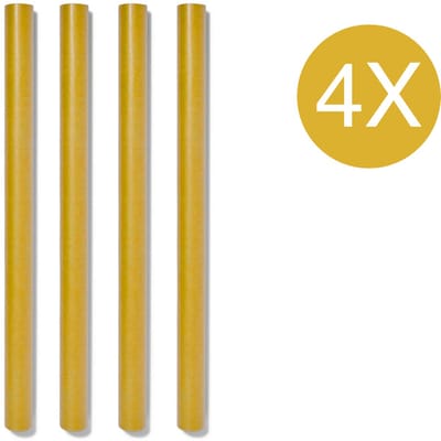 Inpakpapier Kraft Goud – 4 Rollen – 300x70 cm per rol – Kaft papier - Duurzaam Cadeaupapier – FSC & Plasticvrij – Klimaatneutraal Gecertificeerd - Kaftpapier
