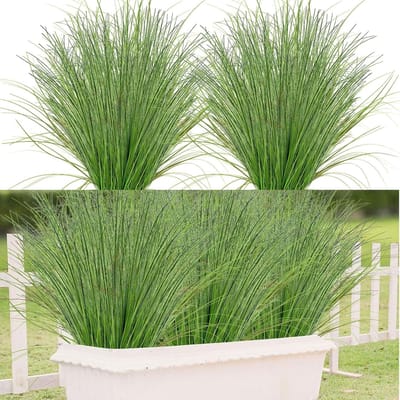 Kunstgrassen Bundels - Decoratieve Planten - Buiten Decoratie - Weerbestendig UV-bestendig - 52 cm Lengte - Groen