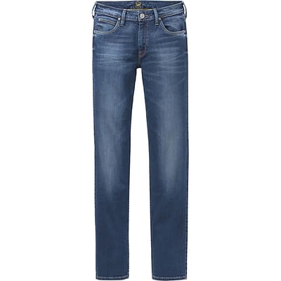 Lee Marion Straight Spijkerbroek Blauw 26 / 31 Vrouw