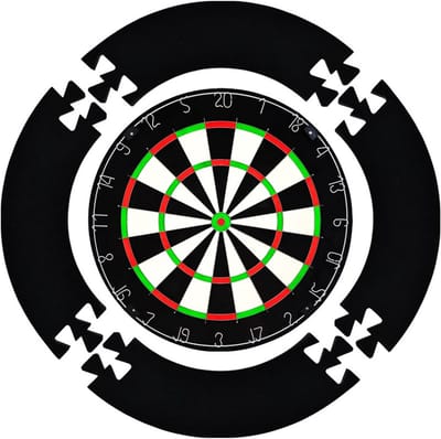 Dartbord Beschermring - Wandbescherming - Dartspel Beschermen - EVA Materiaal - 71x71x3 cm - Zwart