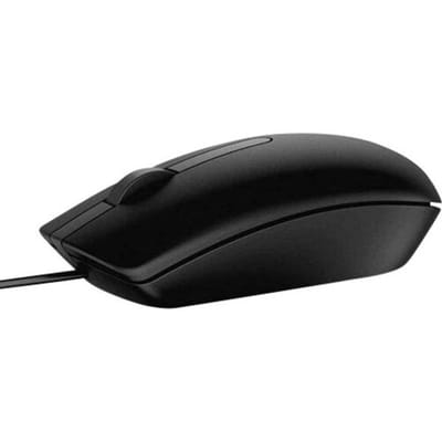 Dell MS116 Muis USB Optisch Zwart 2 Toetsen 1000 dpi Geïntegreerd scrollwiel, Muisknoppen