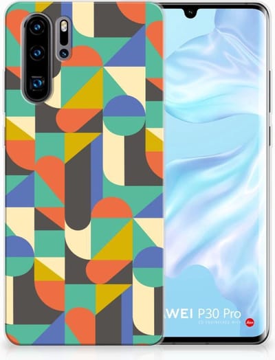 Huawei P30 Pro TPU bumper Funky Retro