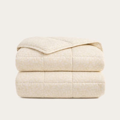 HappyBed Dekbed zonder overtrek 140x200 - 100% Katoen - Wasbaar Dekbed - Bedrukt dekbed zonder hoes - Hoesloos Dekbed - Eenpersoonsdekbed - Sand Drift