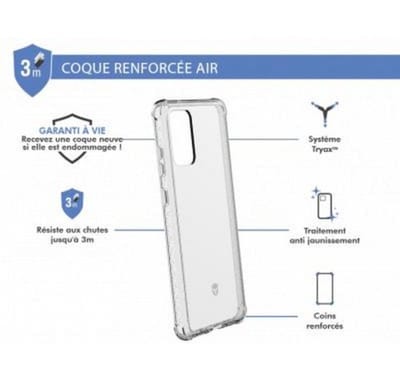 Force Case, Hoesje geschikt voor Samsung Galaxy S20 Plus - AIR Versterkt, Transparant