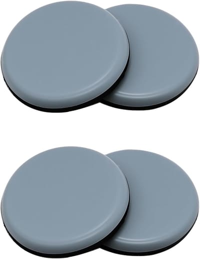 Set van 4 meubelschoen glijders van PTFE 50mm voor zware meubels, Teflon glijders voor eenvoudig verplaatsen en bescherming van vloeren tegen krassen