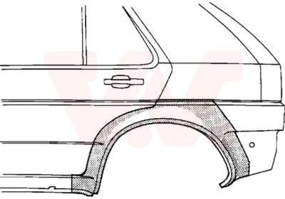 Van Wezel - ACHTER SCHERM VOOR OPEL ASTRA F 1991-1998 ARC881768VWAN