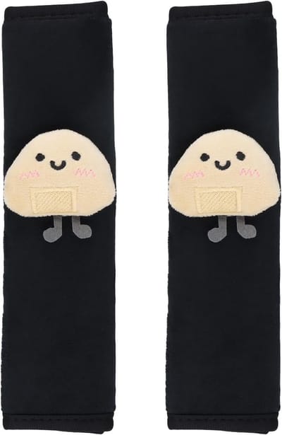 Set van 2 Zachte Autogordel Kussens, Comfortabele Gordelkussens voor Volwassenen en Kinderen, Ideaal voor Reizen en Dagelijks Gebruik