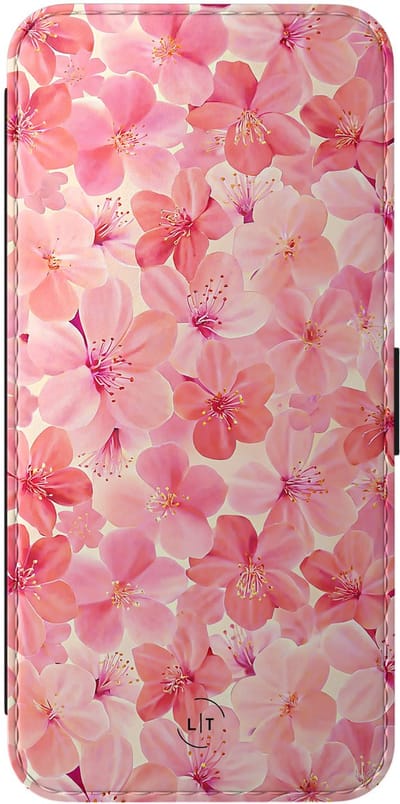 Leuke Telefoonhoesjes - Hoesje geschikt voor Samsung Galaxy A56 bookcase leer - Rozen - Rozen - Wallet Case met pasjeshouder - Print / Illustratie - Roze