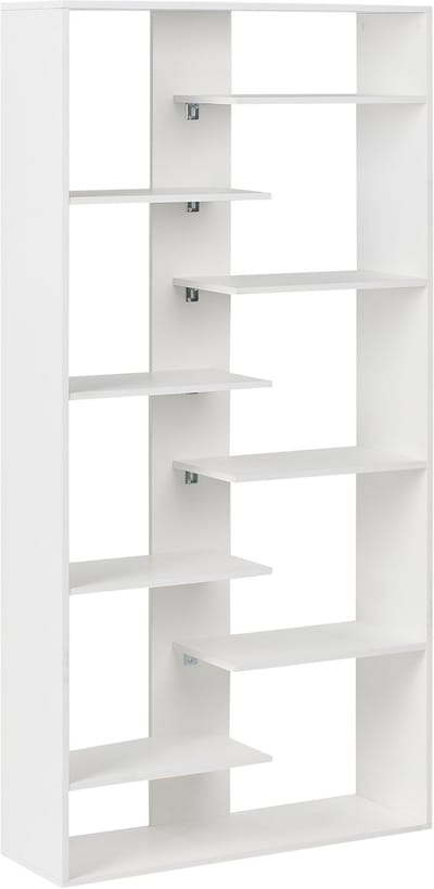 FONTAS - Boekenkast - Wit - Spaanplaat