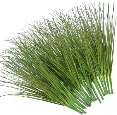 Kunstgras Stelen - Nep Gras - Decoratie Binnen - Levensecht Ontwerp - 35 cm - Groen