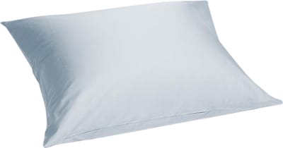Yumeko kussensloop katoensatijn sky blauw 50x60 - Bio, eco & fairtrade - 1 stuk