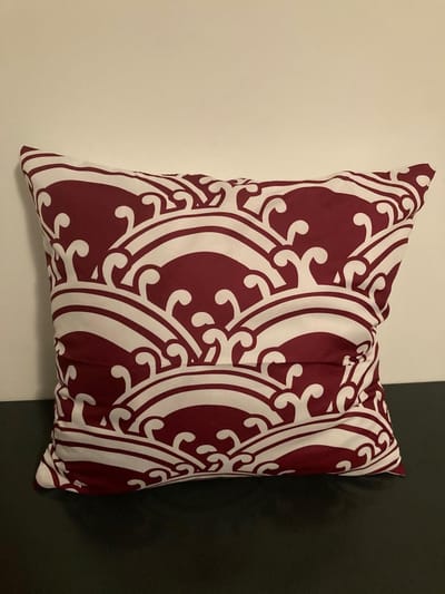 Nordic Geometry Collection Kussenhoes – Wine Red Edition - 45x45 cm