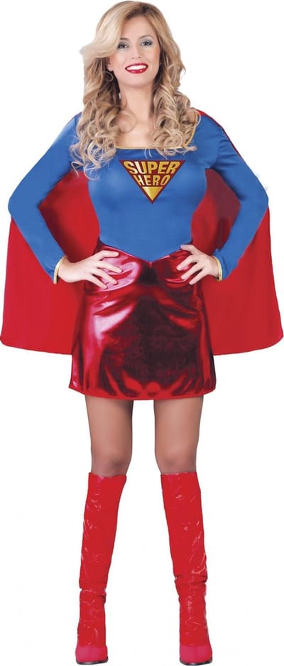 Fiestas Guirca - Women Superhero L (42-44) - Carnavalskleding - Carnaval - carnavalskleding 2027 - Carnaval kostuum