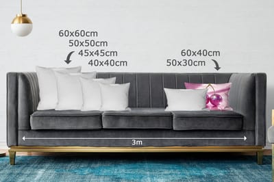 Sierkussens - Kussentjes Woonkamer - 60x40 cm - Glitter - Discobol - Roze - Kersen