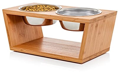 Verhoogde hondenbakstandaard 17,8 cm - Comfortabele voeroplossing voor middelgrote honden