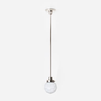 Hanglamp Bretagne 20's Nikkel - Art Deco Trade