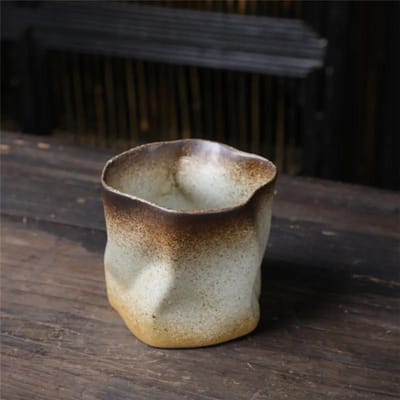 Vintage Onregelmatige Keramische Mok Japanse Stijl Grof Porselein Koffiekopje Theeset Theekopje Woonkamer Drinkmok Verjaardagscadeau 201-300ml