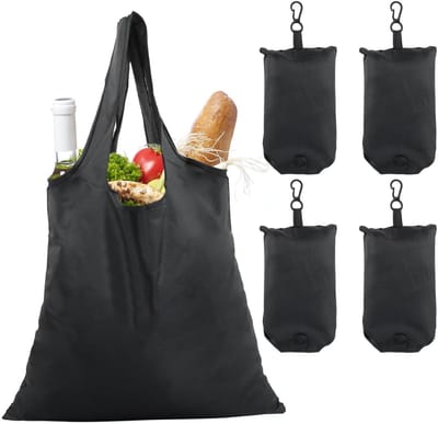 Dailygoods- Boodschappentas Opvouwbaar - 4 Stuks - Duurzaam Oxford Stof - Lichtgewicht - 48x36.5 cm - Ideaal Voor Boodschappen - Winkelmand