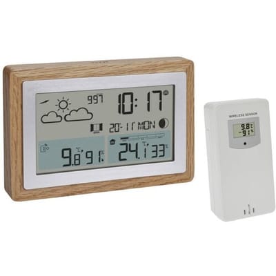 TFA Dostmann Funk-Wetterstation OAK 35.1167.54 Draadloos weerstation Verwachting voor 12 uur Aantal sensoren max.: 3