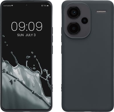 kwmobile telefoonhoesje geschikt voor Xiaomi Redmi Note 13 Pro+ 5G / Redmi Note 13 Pro Plus 5G - Hoesje voor smartphone - Back cover in bosbesblauw