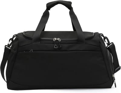 Sporttas - Reistas Weekendtas - Fitness en Reizen - Schoenenvak en Natte Zak - 31 Liter - Zwart