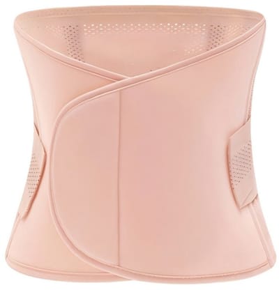 Buikband met klittenband — Geschikt voor tailleomtrek 75–100 cm — Geschikt voor gewicht 40–75 kg — Waist trainer voor dames — Ademende sport-tailleband — Buikondersteuning na de bevalling — Taille-shaper — Herstelband na de bevalling
