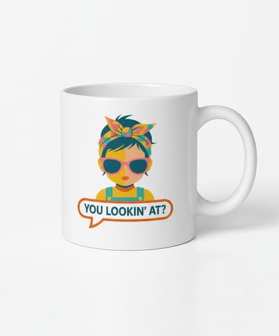 You Lookin' At Mok - Originele Koffiemok met Attitude