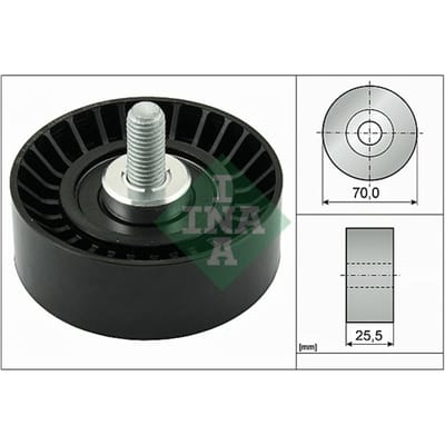 Schaeffler Ina Rondsel/geleiderpoelie, V-riem INA 532 0545 10