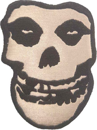 Misfits - Skull Patch - Goudkleurig/Zwart