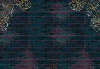 Fotobehang Luxury Brick Wall | XL - 208cm x 146cm | 130g/m2 Vlies
