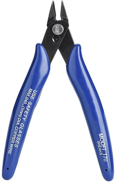 JHUBERS - Elektrische Snijtang - Diagonale Cutter - Ergonomisch Ontwerp - Blauw - Precisie Snijtang - Ideaal voor 3D-printer en Sieraden Maken - Co...